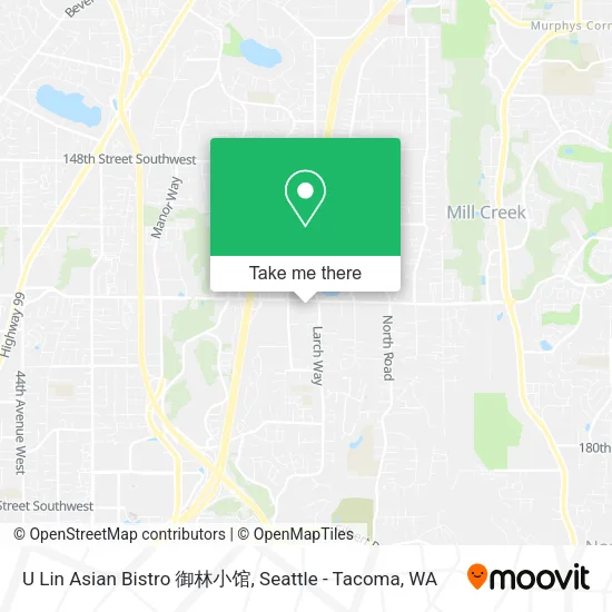 Mapa de U Lin Asian Bistro 御林小馆