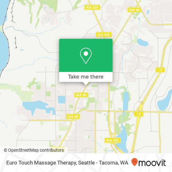 Euro Touch Massage Therapy map