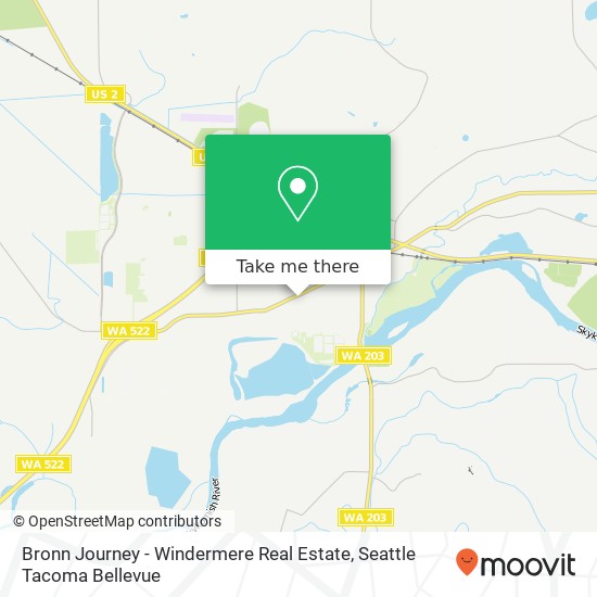 Bronn Journey - Windermere Real Estate map