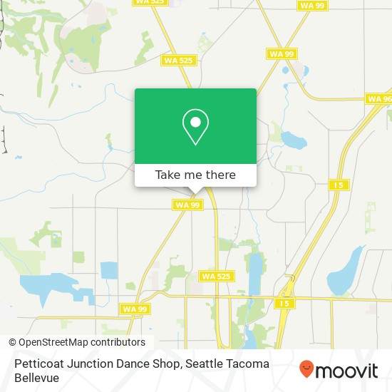 Mapa de Petticoat Junction Dance Shop