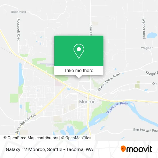 Galaxy 12 Monroe map