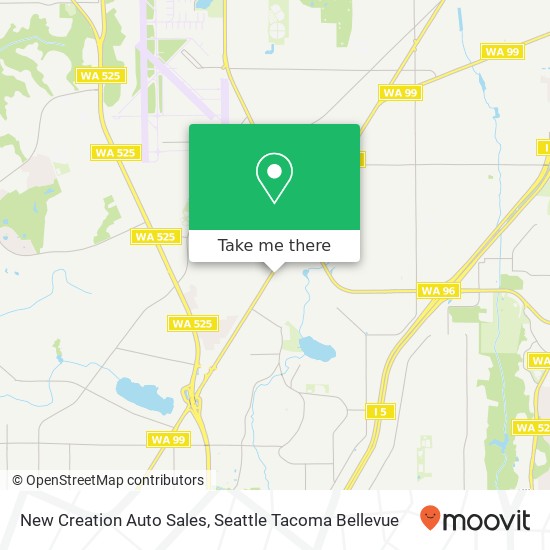 New Creation Auto Sales map