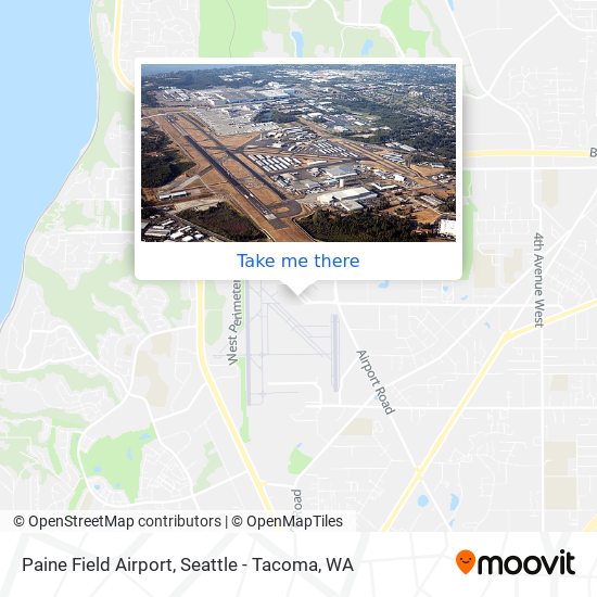 Paine Field Airport map