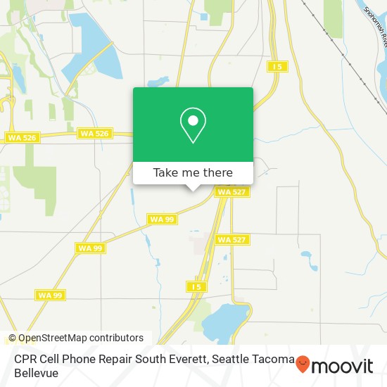 CPR Cell Phone Repair South Everett map