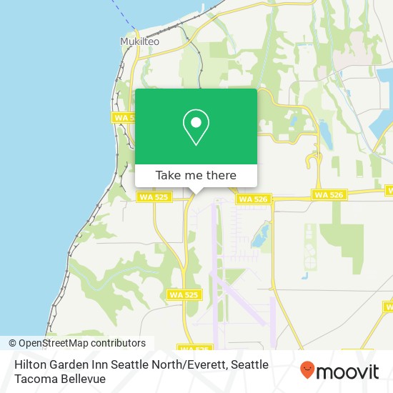 Mapa de Hilton Garden Inn Seattle North / Everett