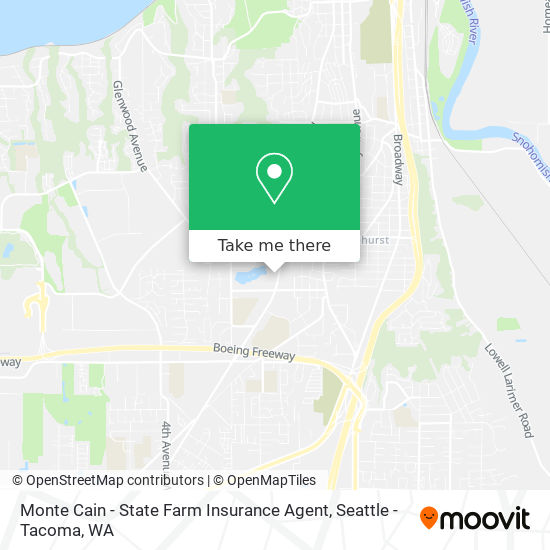 Monte Cain - State Farm Insurance Agent map