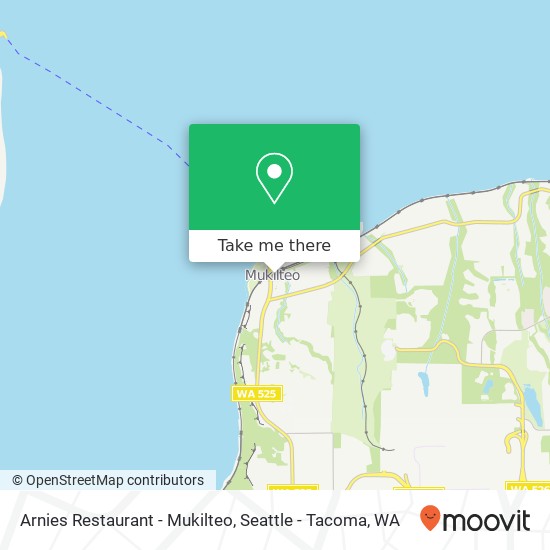 Arnies Restaurant - Mukilteo map