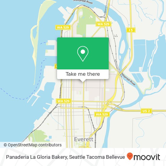 Panaderia La Gloria Bakery map