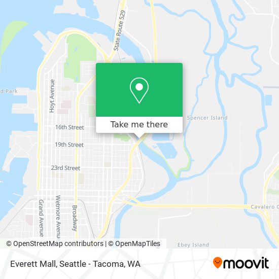 Everett Mall map