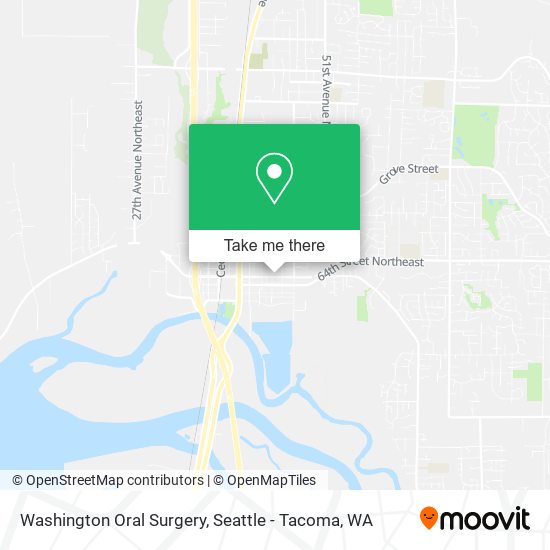 Washington Oral Surgery map