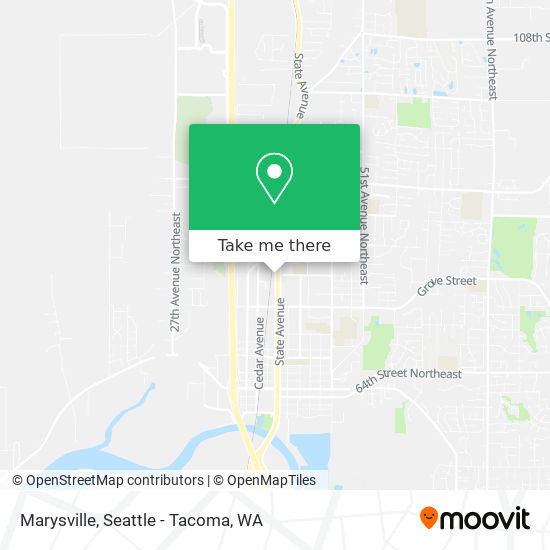 Marysville map