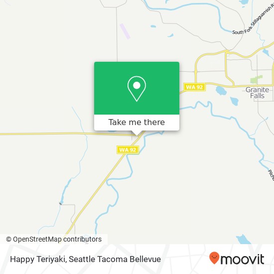 Happy Teriyaki map