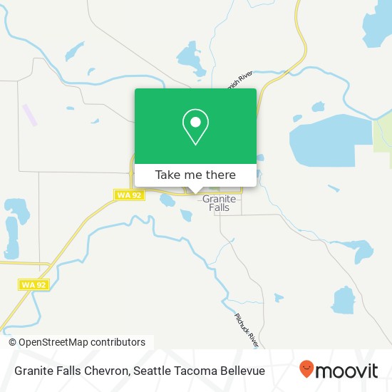 Granite Falls Chevron map