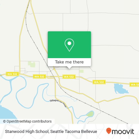 Stanwood High School map