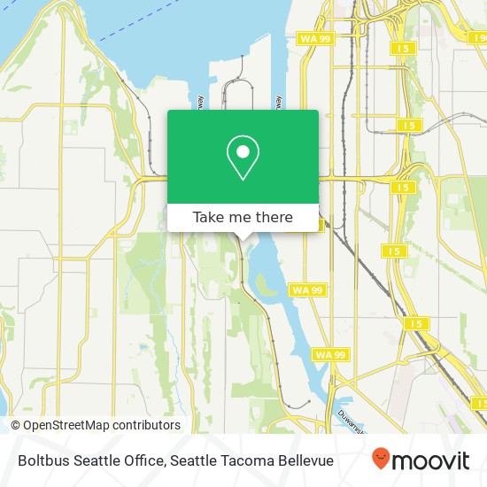 Mapa de Boltbus Seattle Office