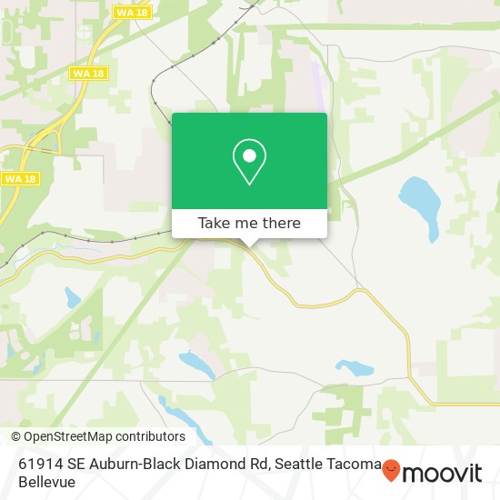 Mapa de 61914 SE Auburn-Black Diamond Rd