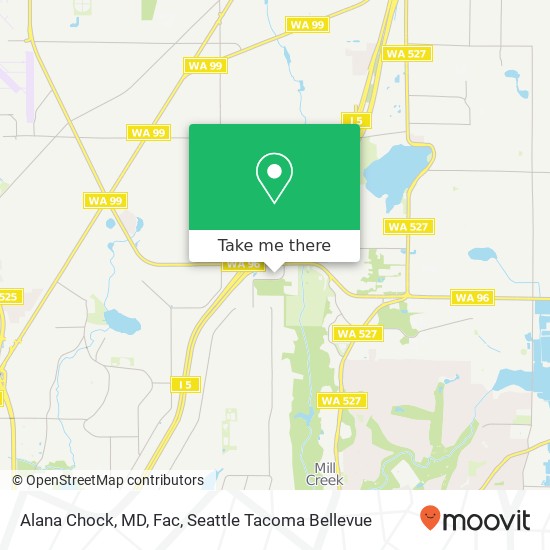 Mapa de Alana Chock, MD, Fac
