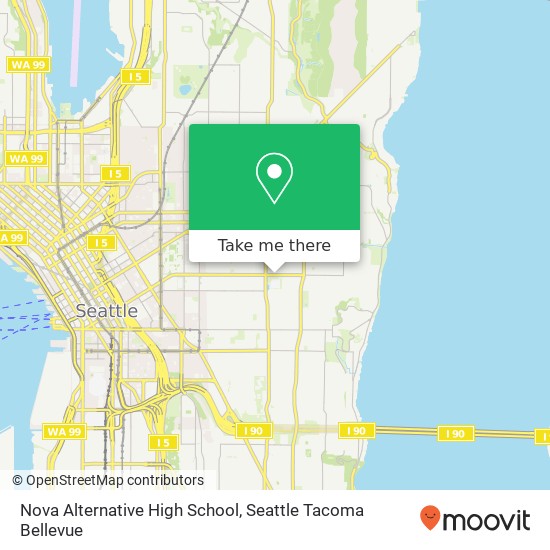 Mapa de Nova Alternative High School