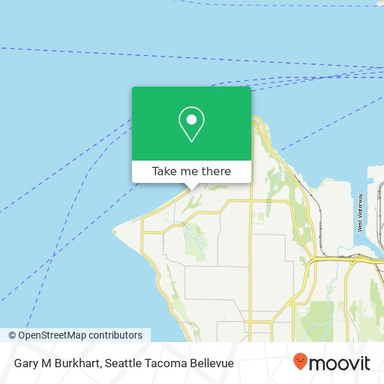 Mapa de Gary M Burkhart