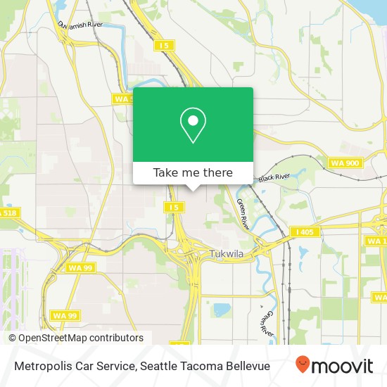 Mapa de Metropolis Car Service