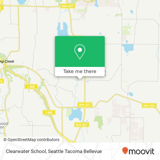 Mapa de Clearwater School