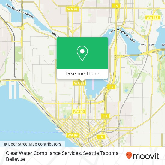 Clear Water Compliance Services map