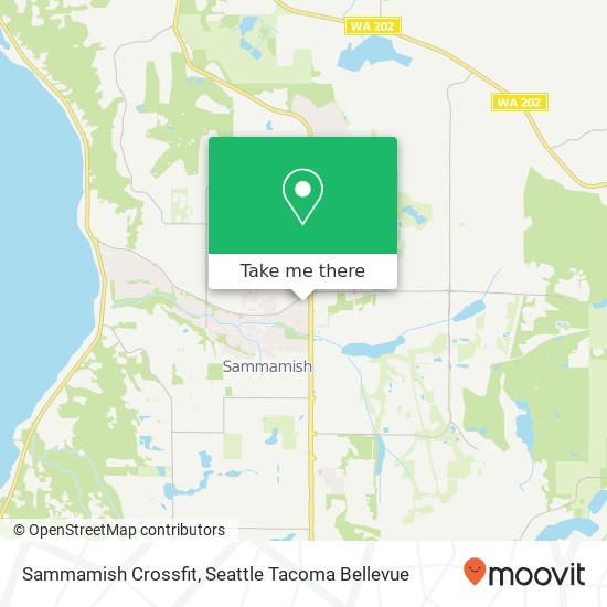 Sammamish Crossfit map