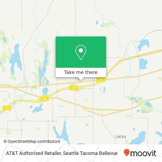 Mapa de AT&T Authorized Retailer