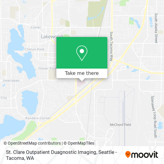 Mapa de St. Clare Outpatient Duagnostic Imaging