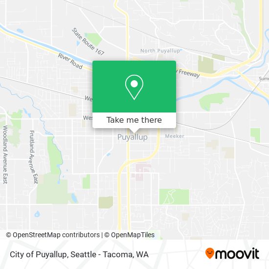 City of Puyallup map