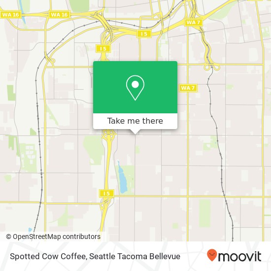 Mapa de Spotted Cow Coffee