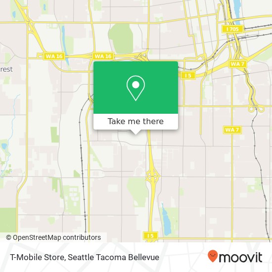 Mapa de T-Mobile Store