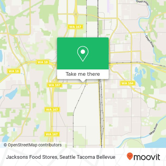 Mapa de Jacksons Food Stores