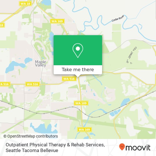 Mapa de Outpatient Physical Therapy & Rehab Services