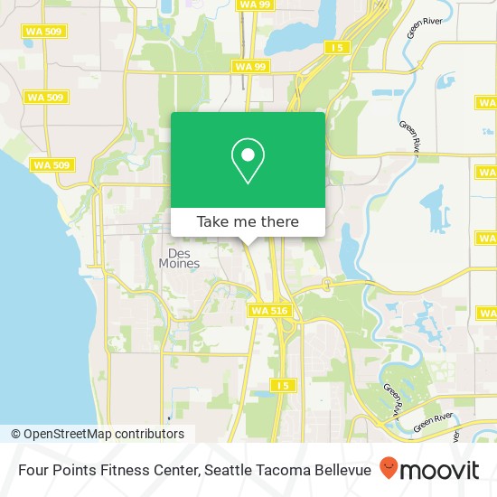 Mapa de Four Points Fitness Center