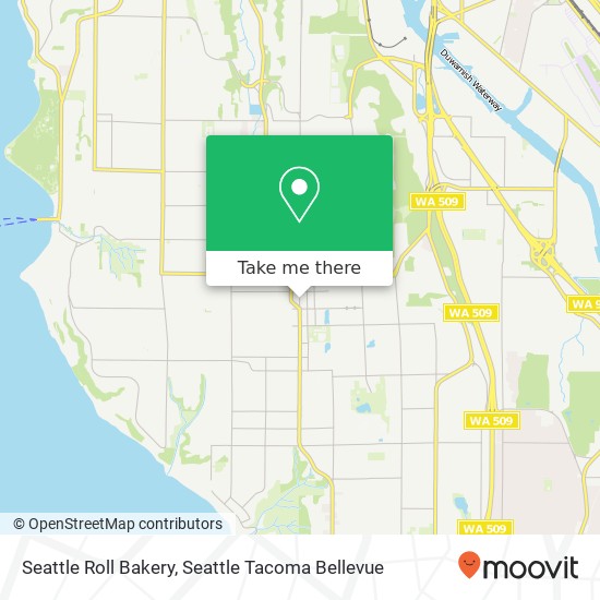 Mapa de Seattle Roll Bakery