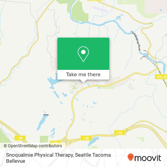 Snoqualmie Physical Therapy map