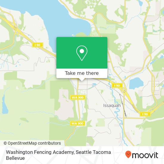 Mapa de Washington Fencing Academy