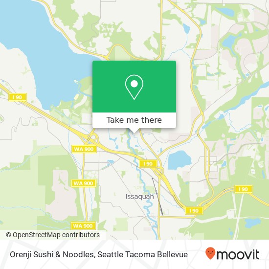 Orenji Sushi & Noodles map