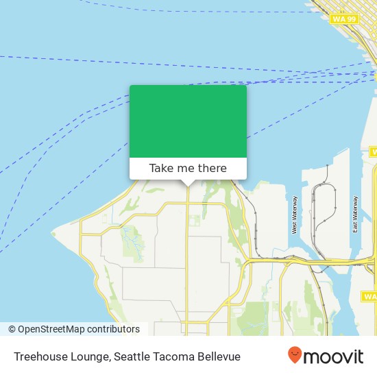 Mapa de Treehouse Lounge