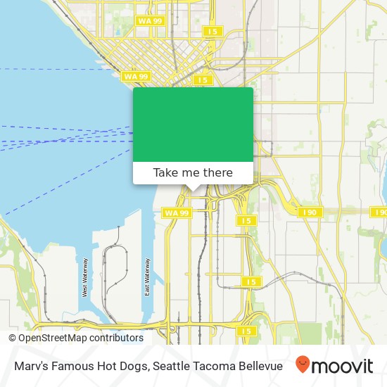 Mapa de Marv's Famous Hot Dogs