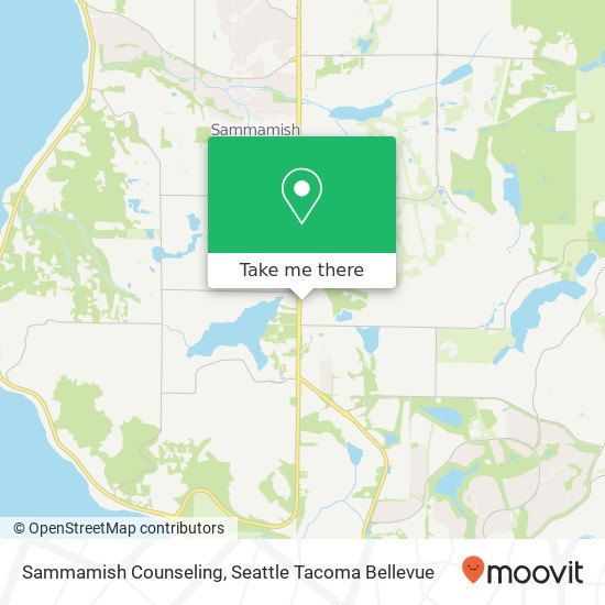 Sammamish Counseling map