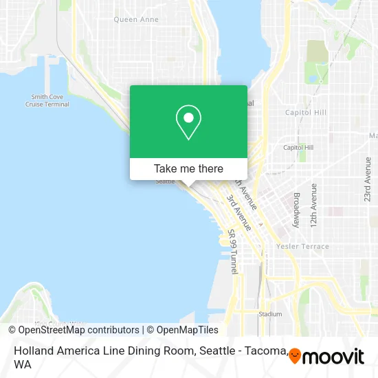 Mapa de Holland America Line Dining Room