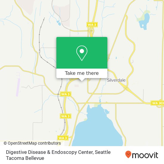 Mapa de Digestive Disease & Endoscopy Center