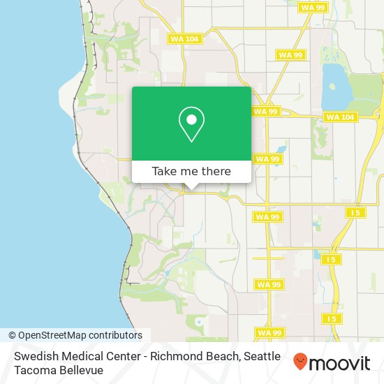 Swedish Medical Center - Richmond Beach map