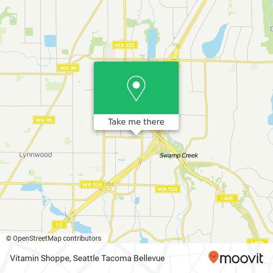 Mapa de Vitamin Shoppe