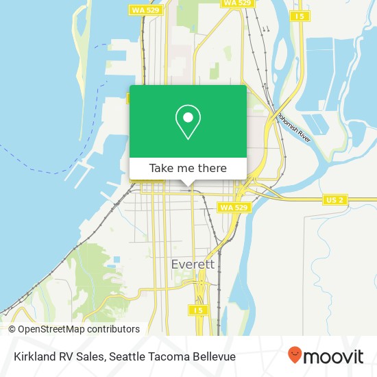 Kirkland RV Sales map