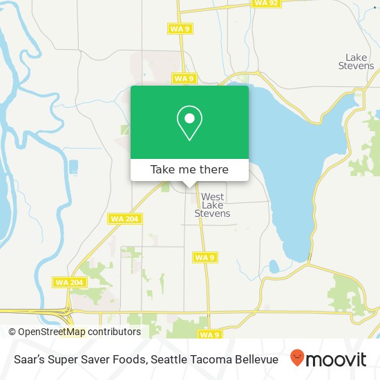 Saar’s Super Saver Foods map