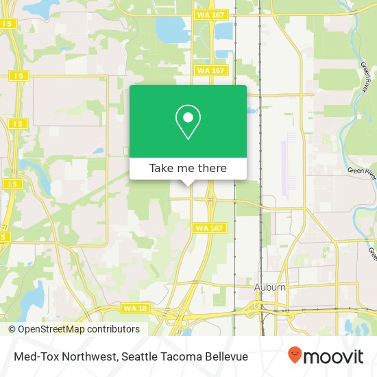 Med-Tox Northwest map