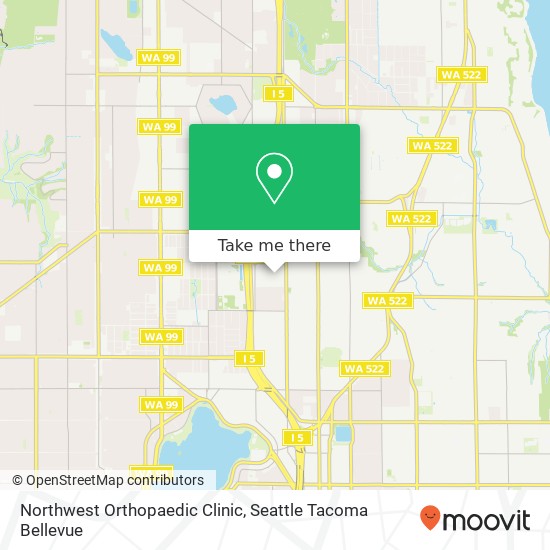 Northwest Orthopaedic Clinic map